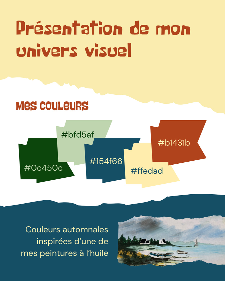 Présentation de mon univers visuel